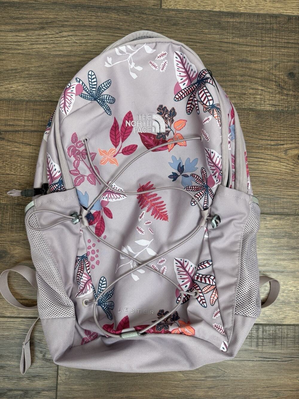 THE NORTH FACE Jester Backpack Purple Floral